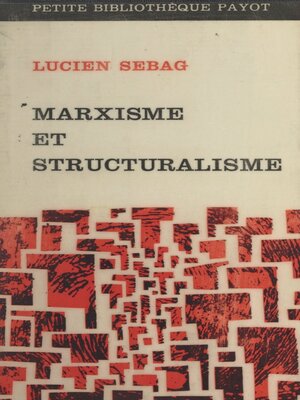 cover image of Marxisme et structuralisme